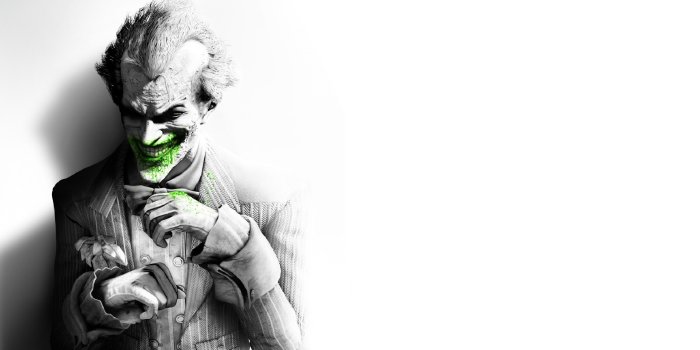 3840x2400 Download HD Batman Arkham Origin Joker Smile Face Suit Black And