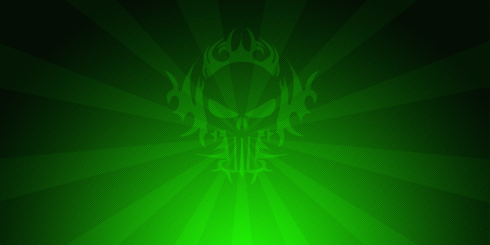 1280x800 Green Skull Wallpapers