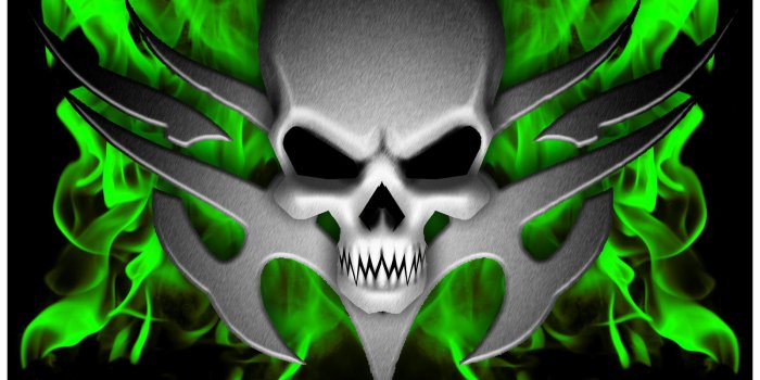 1600x1048 Flaming Skull Wallpaper (55+), Find HD Wallpapers For Free