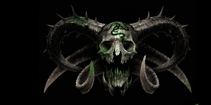 2560x1600 Download 2560X1600 Green Skulls Horns Razer 1920X1080 Wallpaper