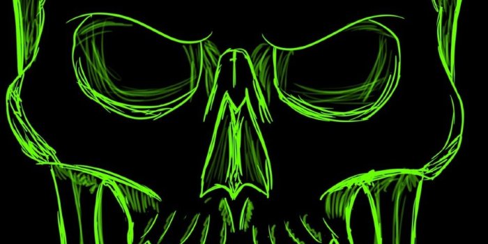 950x1534 Green Skull Wallpaper ✓ The Galleries of HD Wallpaper