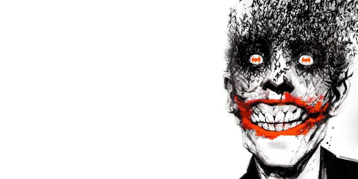 1920x1080 White, red, and black The Joker from Batman wallpaper HD wallpaper