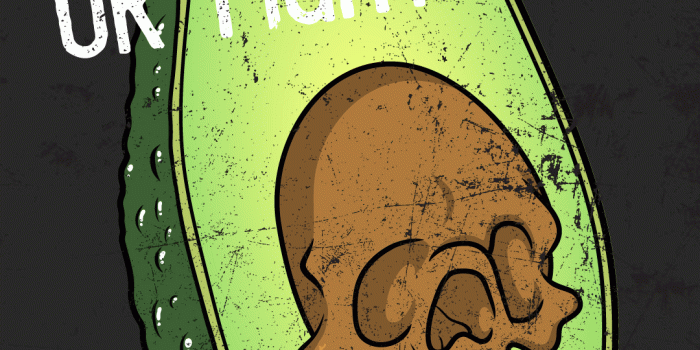 1080x1920 Avocado Skull Wallpaper - Feed Me Fight Me