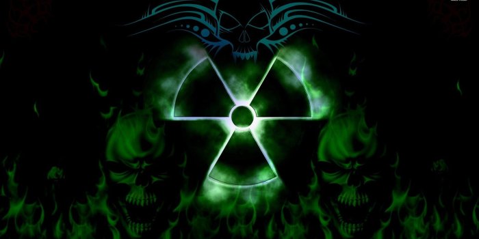 1920x1080 Toxic sign and skulls wallpaper - Digital Art wallpapers - #11602