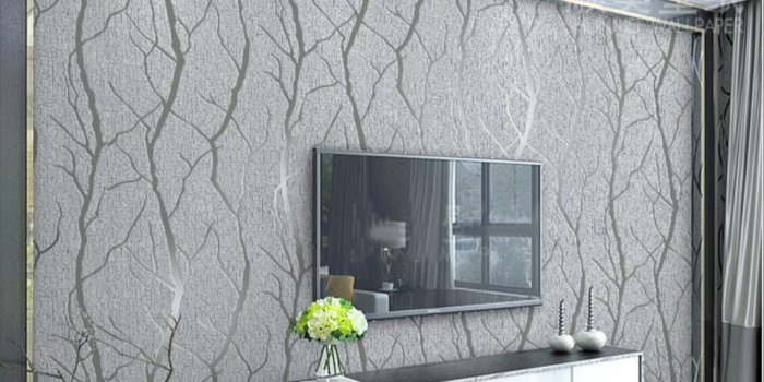 963x854 Beibehang Modern Simple Living Room Bedroom Wallpaper 3D Stereo Branch  Striped Wallpaper Deer Leather Background 3d Wallpaper-in Wallpapers from  Home