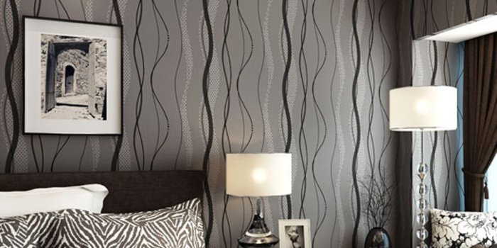 1200x1200 Details about 10m Modern 3D Non-woven Wallpaper Curve for Office Bedroom TV  Wall Decor Roll