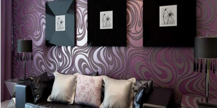 1050x1050 3D Non Woven Wallpaper Dynamic Curve Of Modern Simple Wallpaper KTV Bar  Living Room Bedroom TV Backdrop