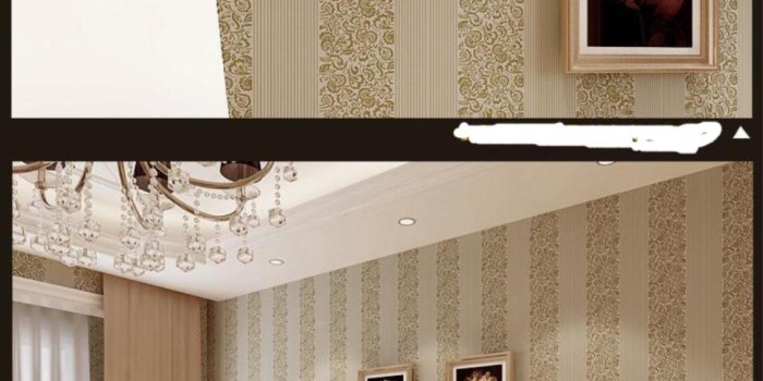 1137x925 3d Simple Modern Bedroom Vertical Striped Non Woven Fabric Wallpaper