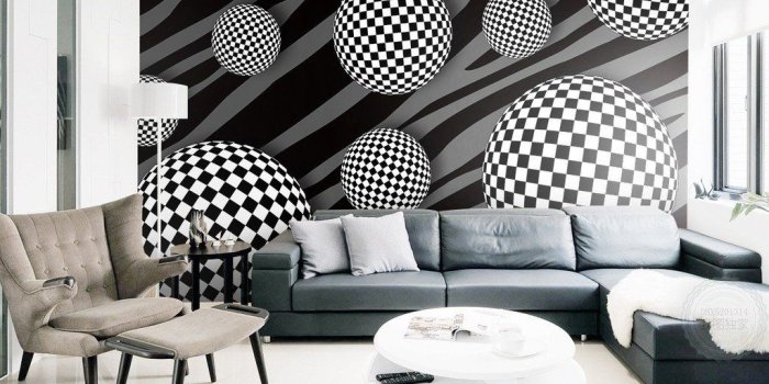 1024x887 3D Pattern Sphere 5D Wall Paper Mural Art Print Decals Modern Bedroom Decor  IDCWP-3DB-000023