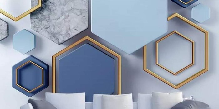 1050x1050 Beibehang Wallpaper 3d Modern Minimalist Geometric Marble Mosaic TV  Background Wall Living Room Bedroom Decoration 3d Wallpaper