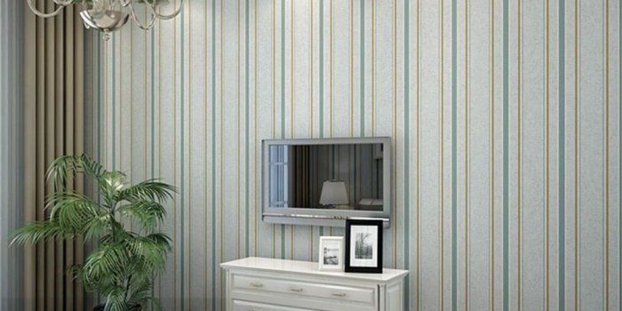 1000x800 Beibehang Modern fashion striped wallpaper green living room bedroom  background to the restaurant walkway wallpaper volume