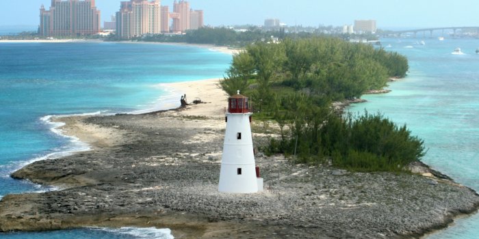 3034x1761 Nassau, Island, Lighthouse, Bahamas, sea, beach free image | Peakpx