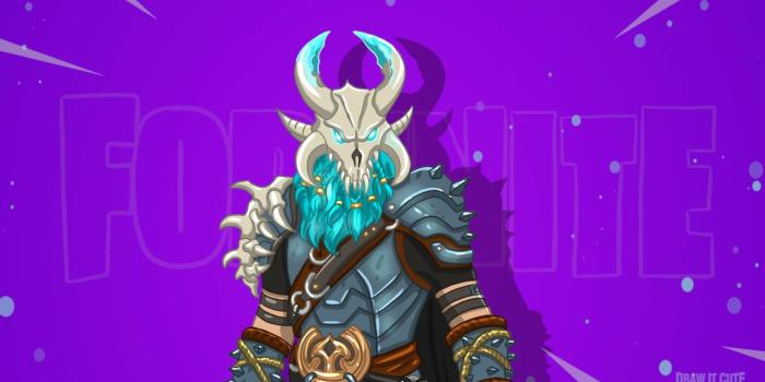 1920x1080 ArtStation - How to draw Ragnarok | Fortnite drawing tutorial