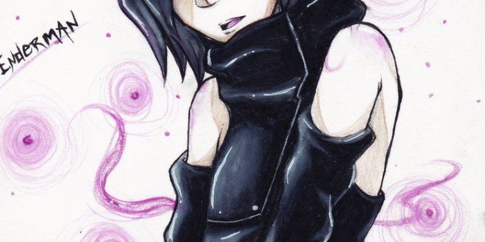 743x1076 Enderman anime