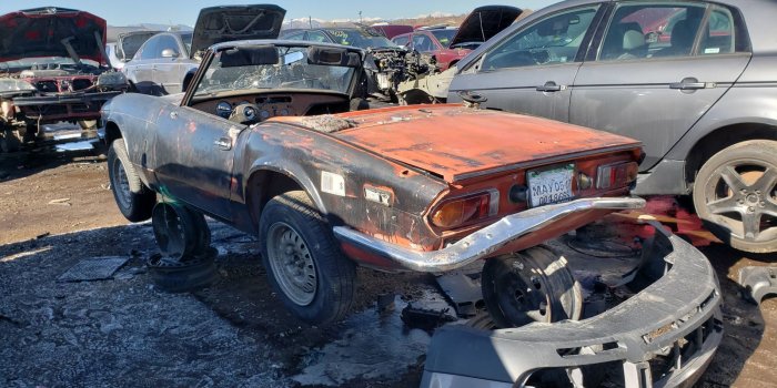 1600x900 1978 Triumph Spitfire junkyard find | Autoblog