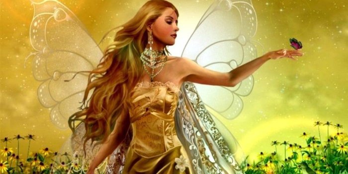 1400x1050 Fairy And Butterfly Angel Wallpaper 1400x1050 | Full HD Wallpapers