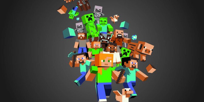 1344x756 Minecraft Mobs Wallpapers
