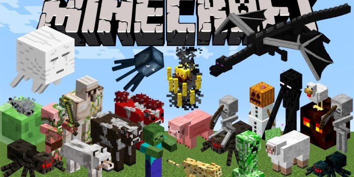 1280x720 Minecraft Mobs Wallpapers Full Hd - Minecraft All Animals (#1273166