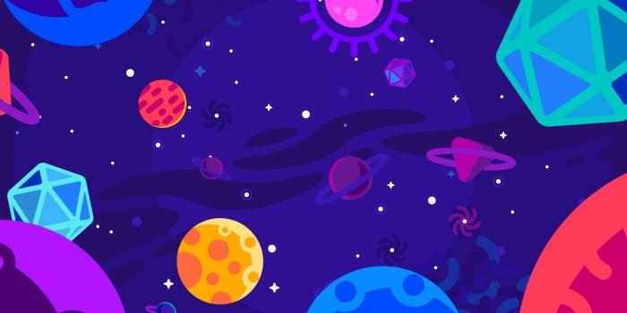 1400x1050 Download 1400x1050 wallpaper artwork, colorful, planet, shapes