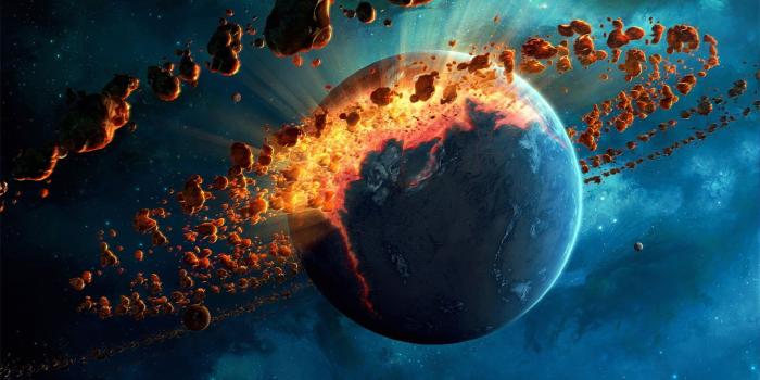 1920x1200 Planet with comet ring, colorful, space, 3D, planet HD wallpaper