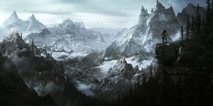 5120x2880 5120x2880 The Elder Scrolls V Skyrim Vista 5k HD 4k Wallpapers