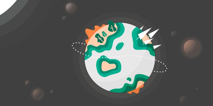 3840x2160 Wallpaper 4k Space Sun Trees Planet Colorful Minimalism 4k 4k