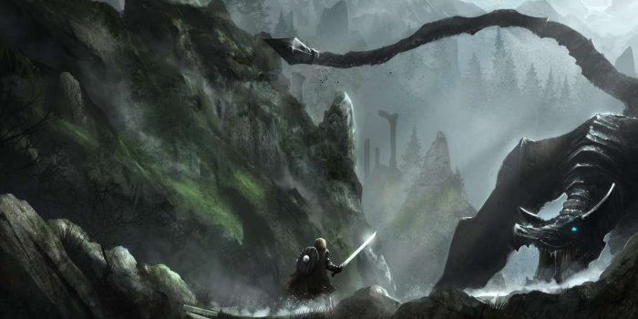 1152x720 Download wallpaper 3840x2400 the elder scrolls v, skyrim, rock