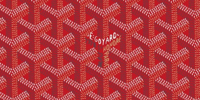 2048x2048 Red Goyard Pattern - Tap to see more goyard wallpapers! - @mobile9