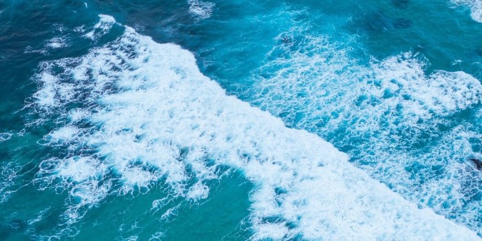 1536x2048 Download 1536x2048 Ocean, Waves, Foam, Beach, Sand, Aerial View