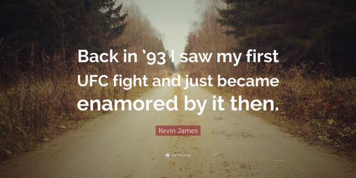 3840x2160 Kevin James Quote: “Back in '93 I saw my first UFC fight and just