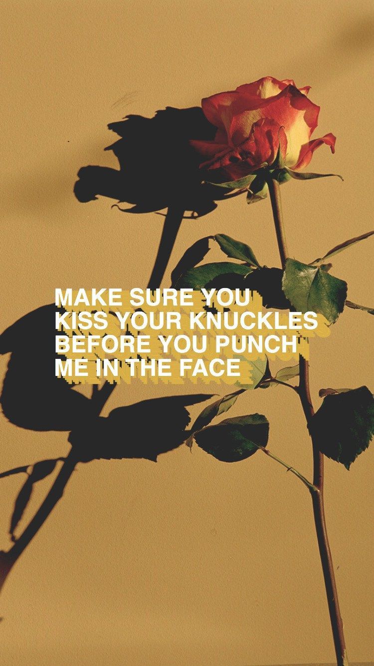 750x1334 thefrontbottoms #tfb #lockscreen #aesthetic #yellow - Lockscreen