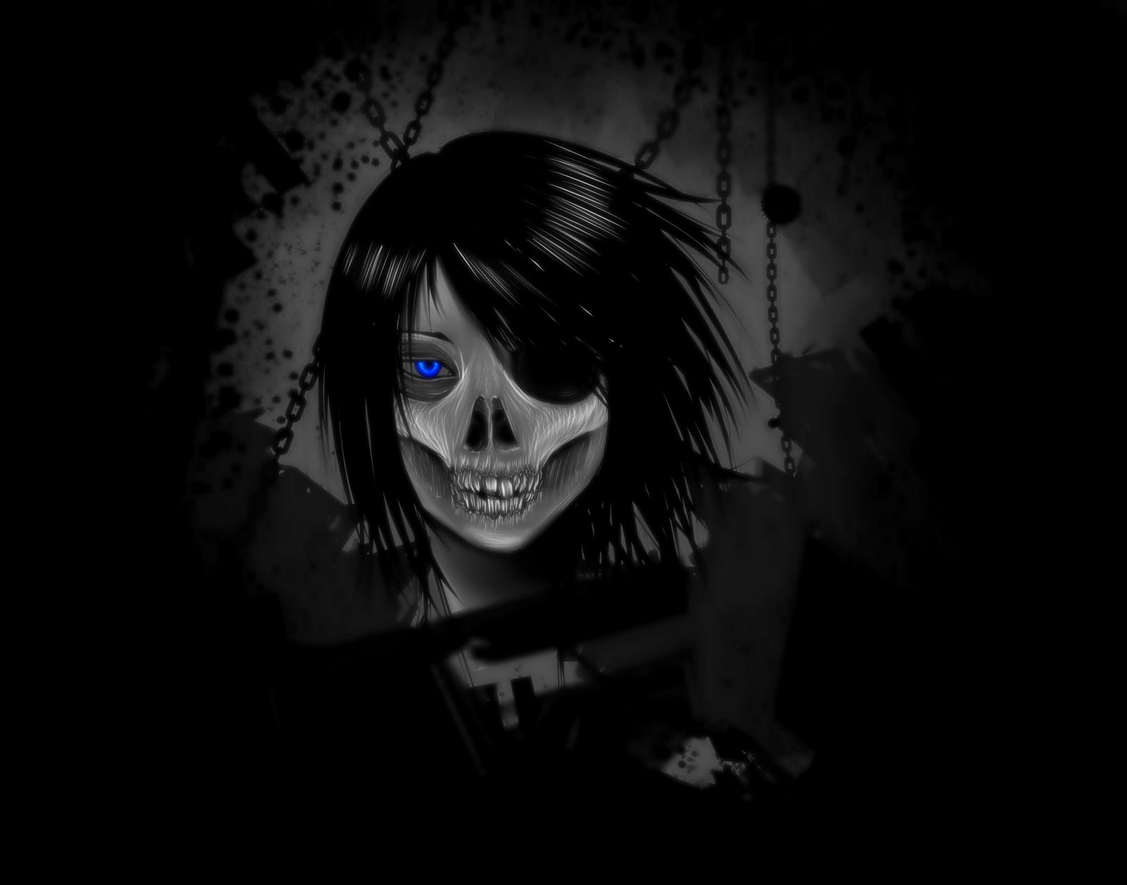 4000x3143 Girl Skull Wallpaper Group (49+), Download for free