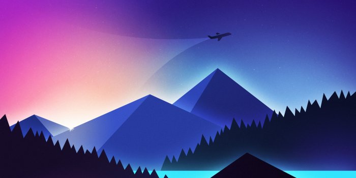3840x2160 Wallpaper Plane, minimalism, colors, 4K, Art Wallpaper Download