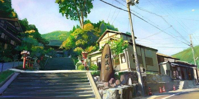 1332x850 Wallpaper summer, street, posts, wire, home, Japan, ladder, Japan