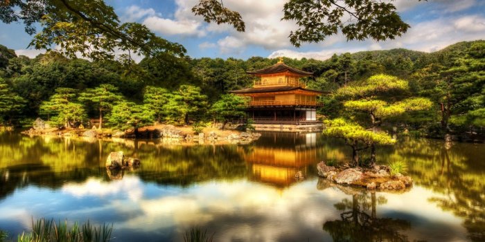 1920x1200 The Golden Pavilion, Kyoto - Phone wallpapers