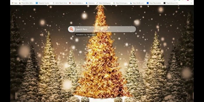 1280x720 Christmas Snow HD Wallpapers for Chrome - Must have!