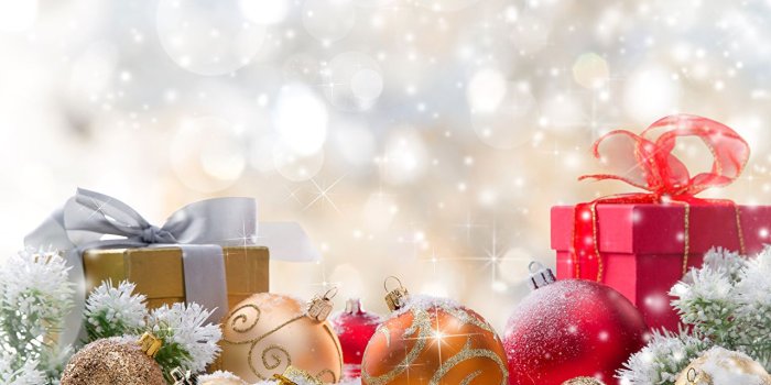 1280x853 Wallpaper Christmas Snow present Balls Holidays