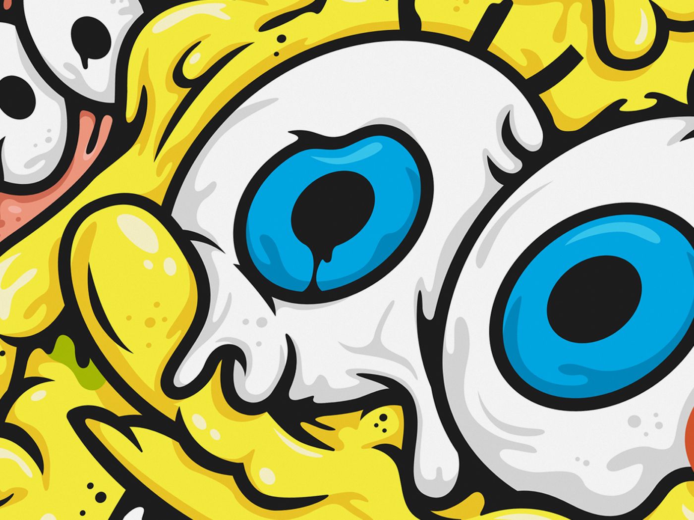 1400x1050 Drippy Spongebob and Patrick on Behance