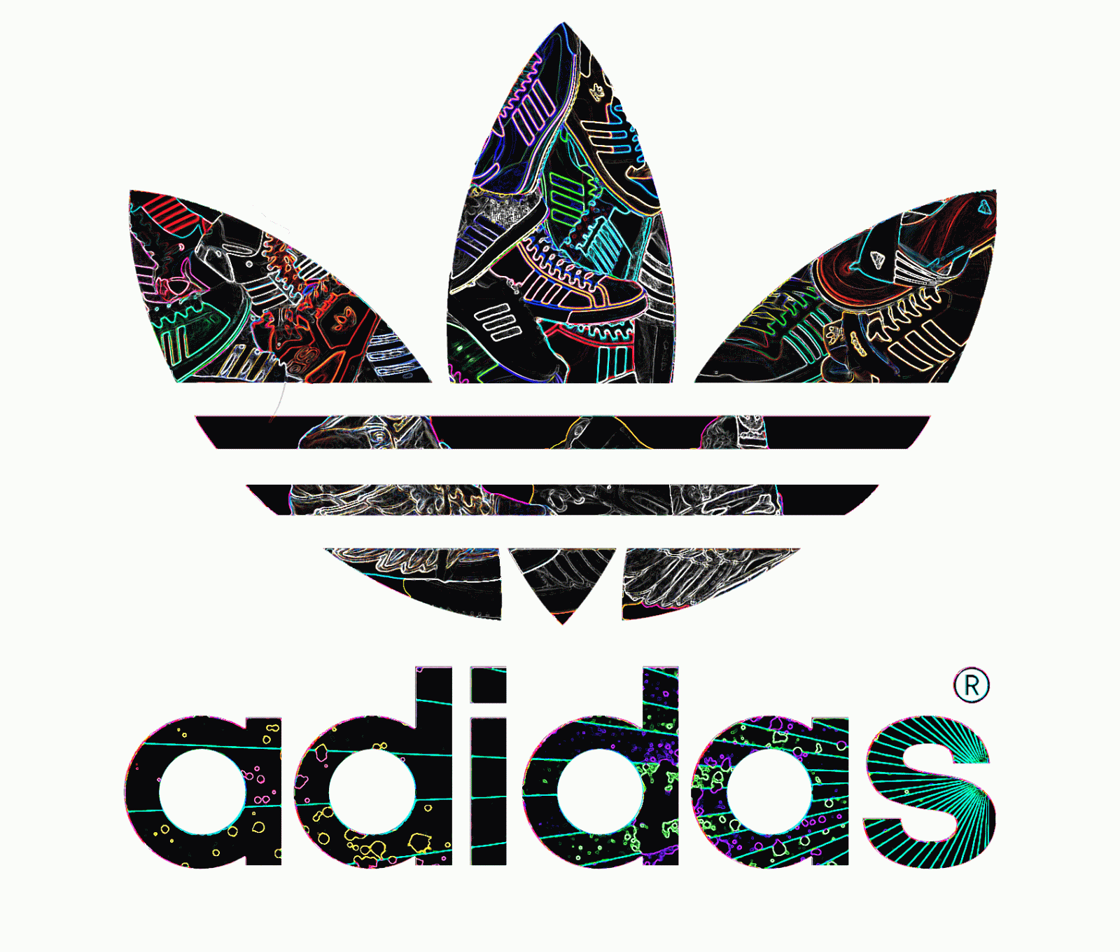 1692x1438 Logo Wallpaper: Adidas Dripping Logo Logo by Kil3y Adidas Shoes