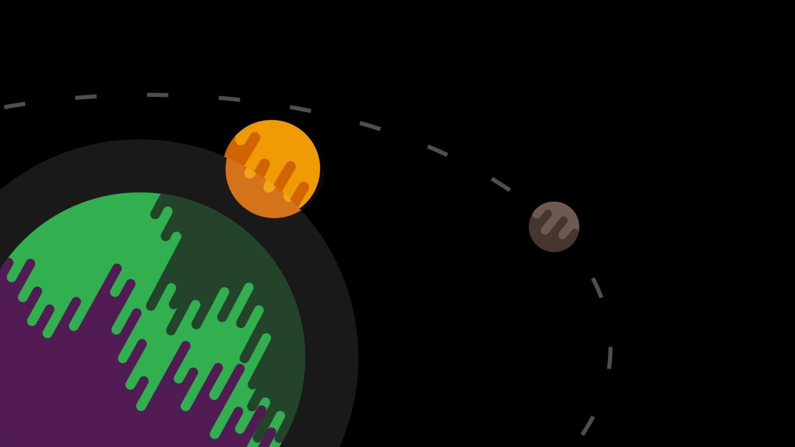 1920x1080 One of the minimalist wallpapers I've made: Drippy Space (1920 x