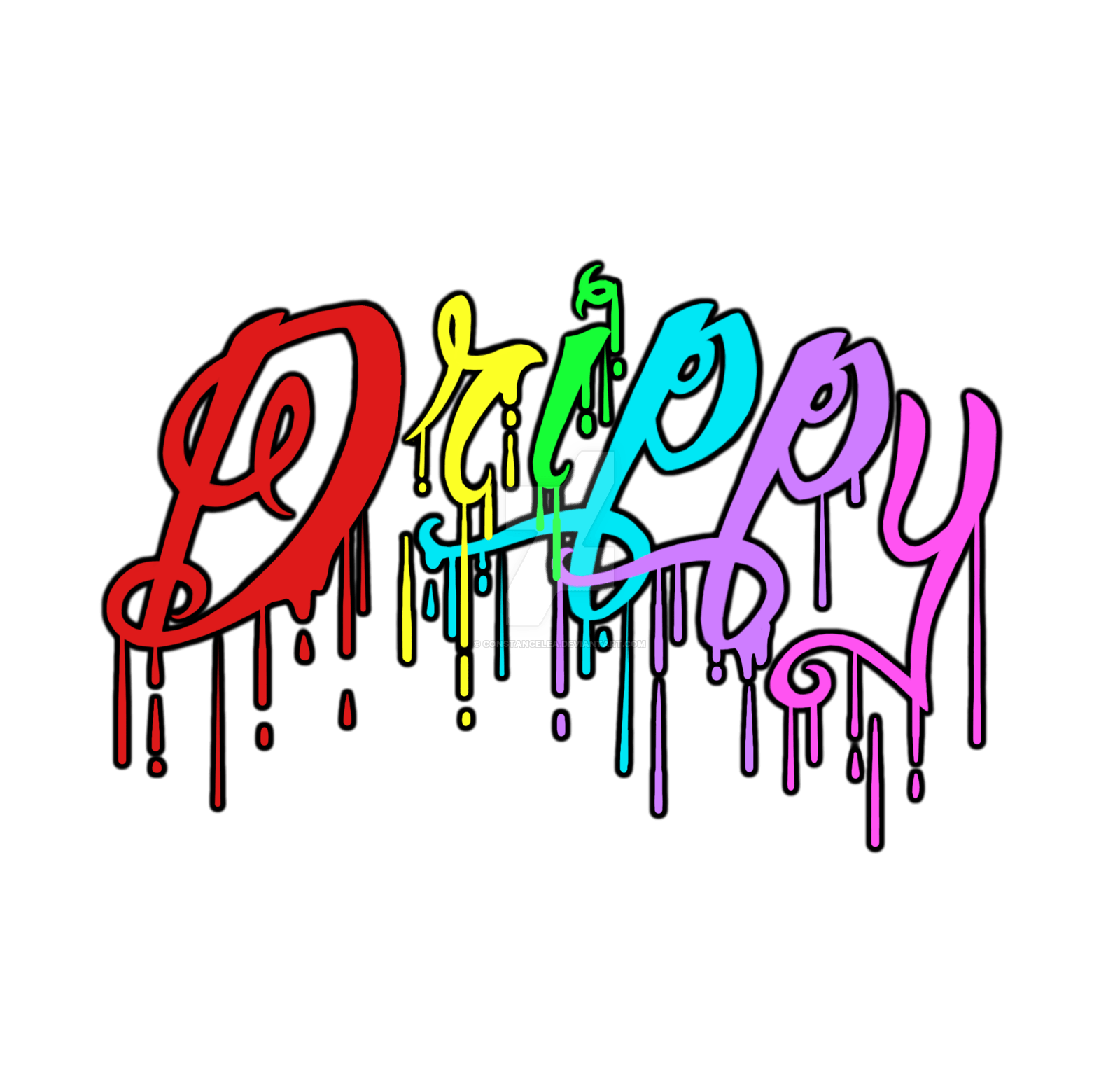 1600x1538 Drippy logo by constancelea