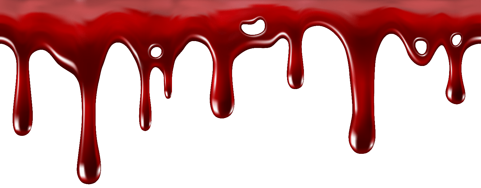 8000x3138 Blood Dripping Transparent Background - PowerPoint Backgrounds for