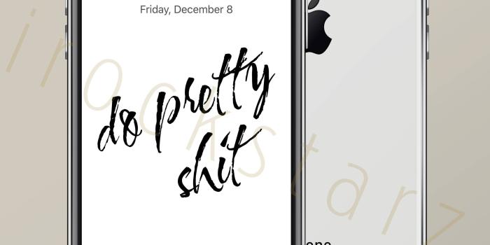 2678x2678 iPhone X Wallpaper - Edgy iPhone Wallpapers - Minimal iPhone Wallpaper -  iPhone X - Black and White iPhone X Wallpapers - Do Pretty Shit