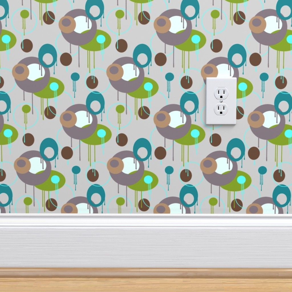 1024x1024 drippy putty on Isobar by jenr8 | Roostery Home Decor