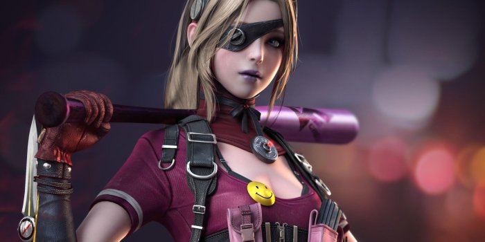 1920x1080 Bad Girl 3D Desktop HD Wallpaper