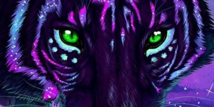 750x1334 Beautiful neon tiger | BEAUTIFUL in 2019 | Tiger art, Animal