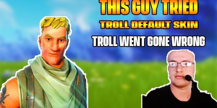 1280x720 this pro fortnite player tried to troll default skins you won't