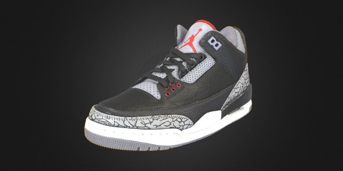 1920x1080 Nike Air Jordan 3 Retro - Buy Royalty Free 3D model by Halo Media