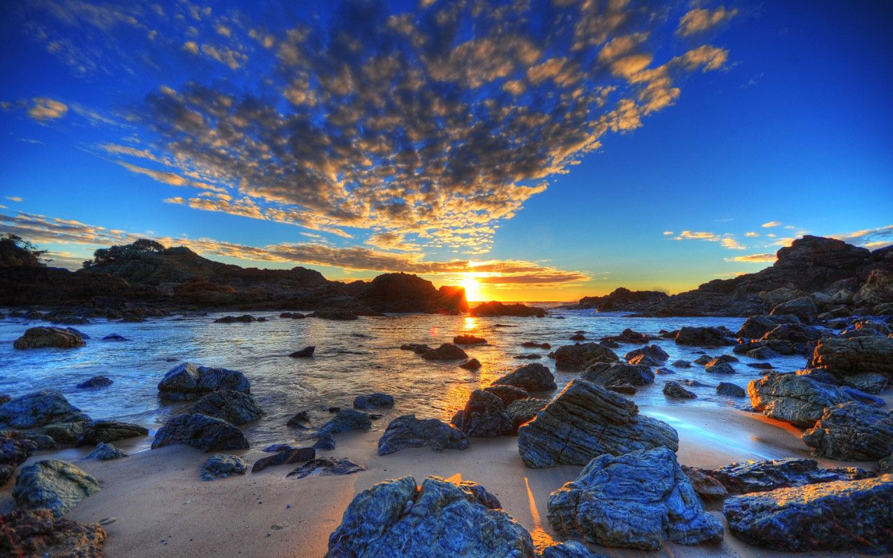1280x800 Amazing HDR Beach wallpaper | 1280x800 | #15310