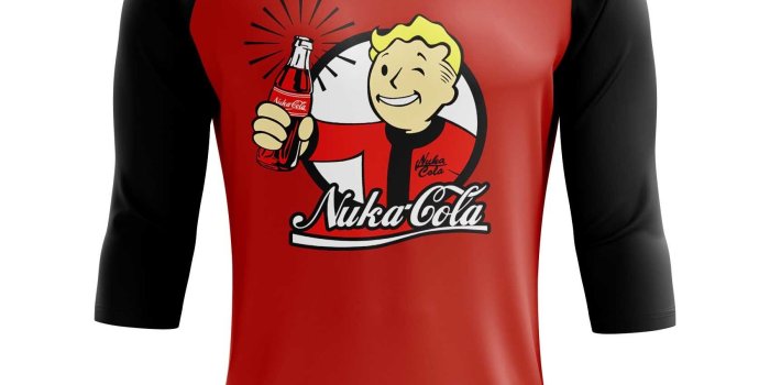 1700x1700 Men's t-shirt Nuka Cola Wallpaper Vault Boy Fallout - IdolStore
